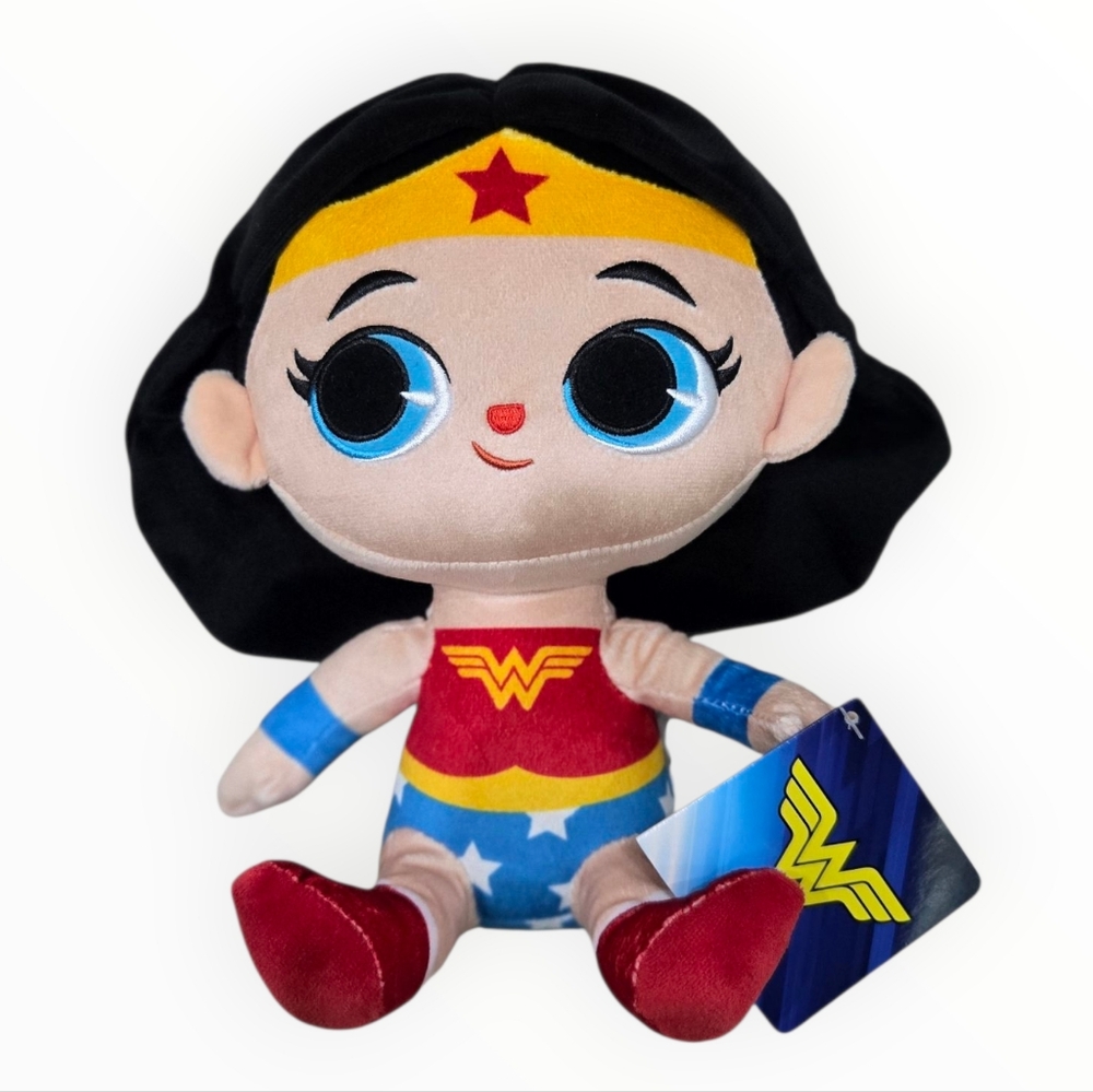 NWT Wonder Woman Plush Toy DC Comics Superhero Plush Stuffed Animal
